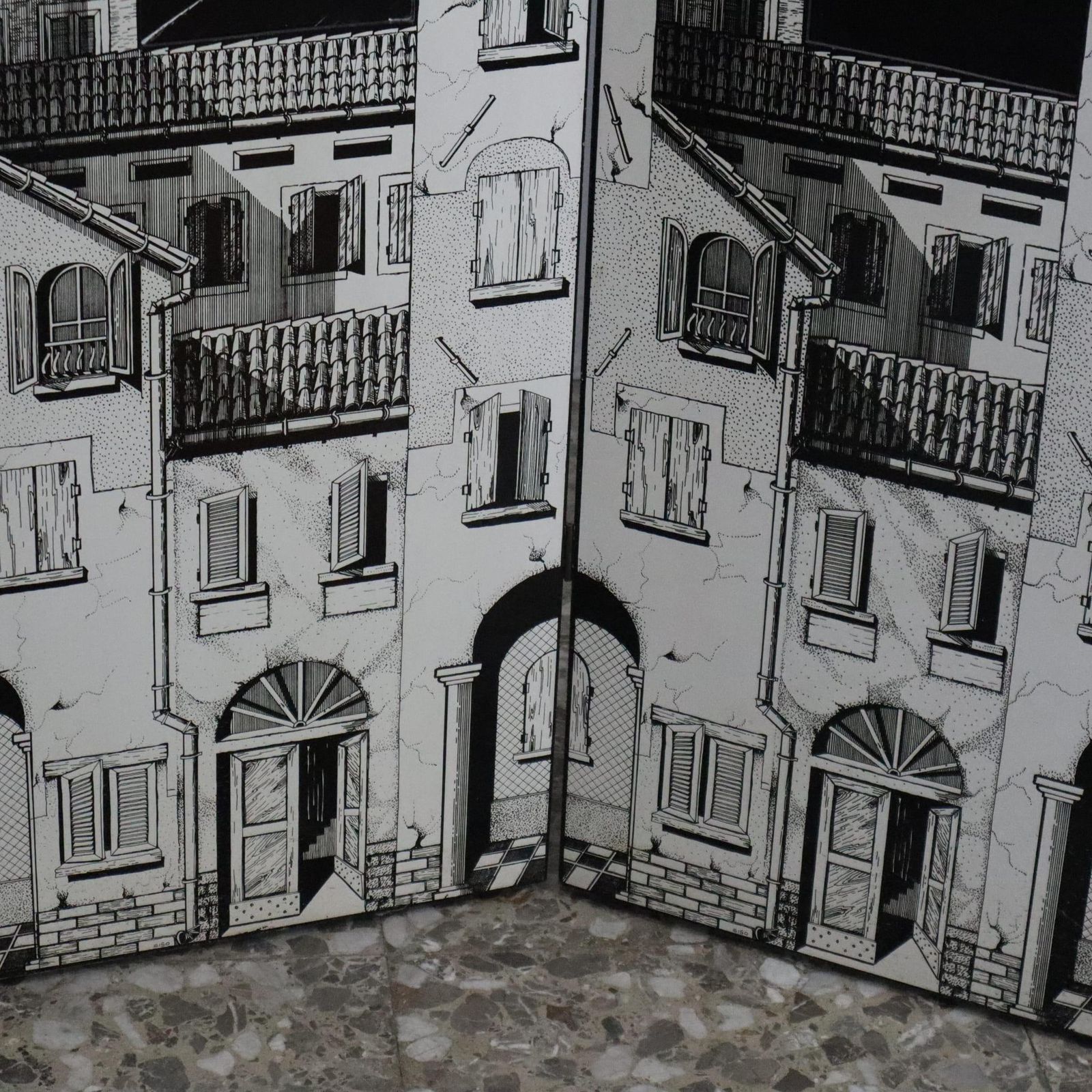 Double Sided Screen By Siso, Italy, Mid Century photo buy