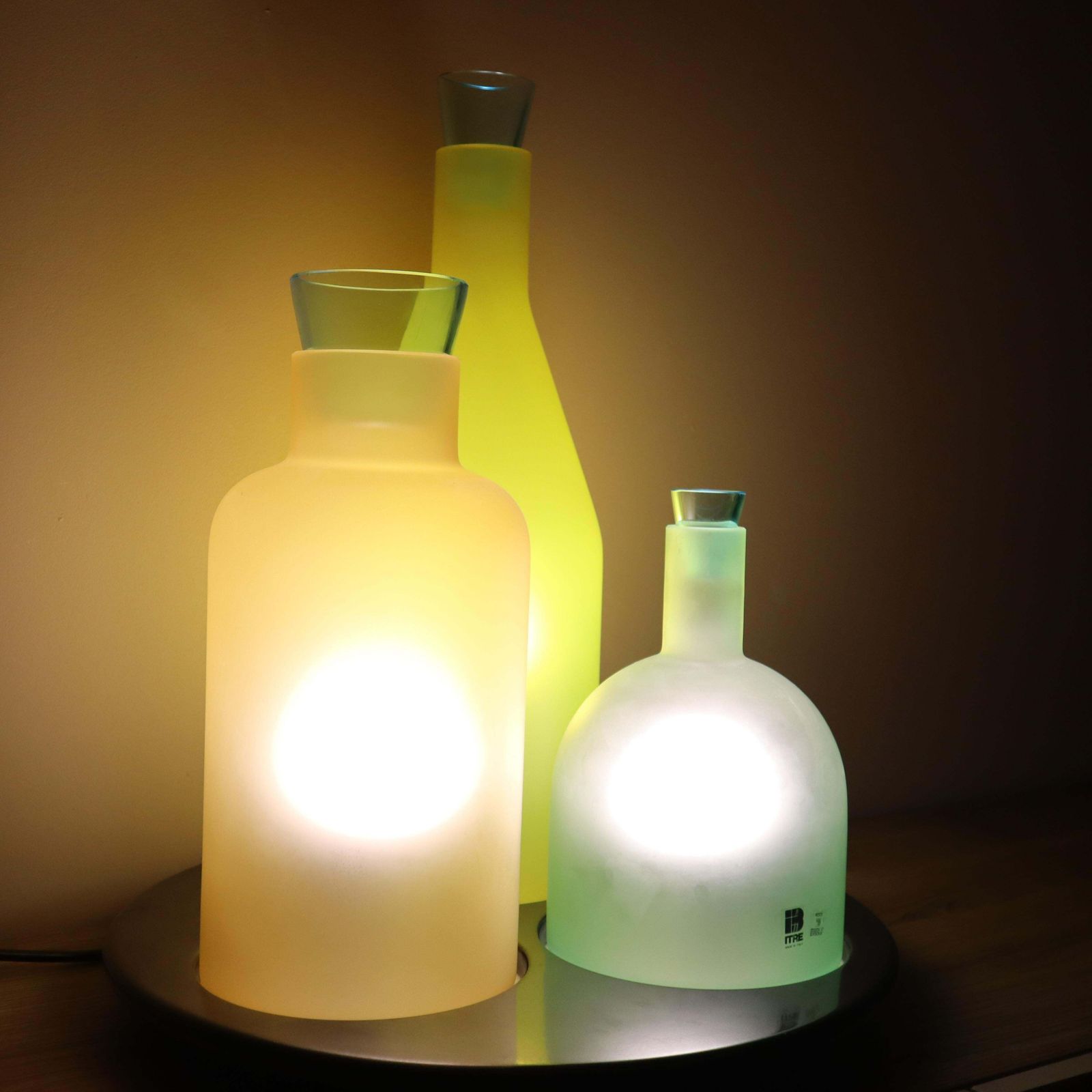 photo for sale Murano Glass Lamp "Bacco 1 2 3" By Gido Rasati For Itre, Italy 1980s