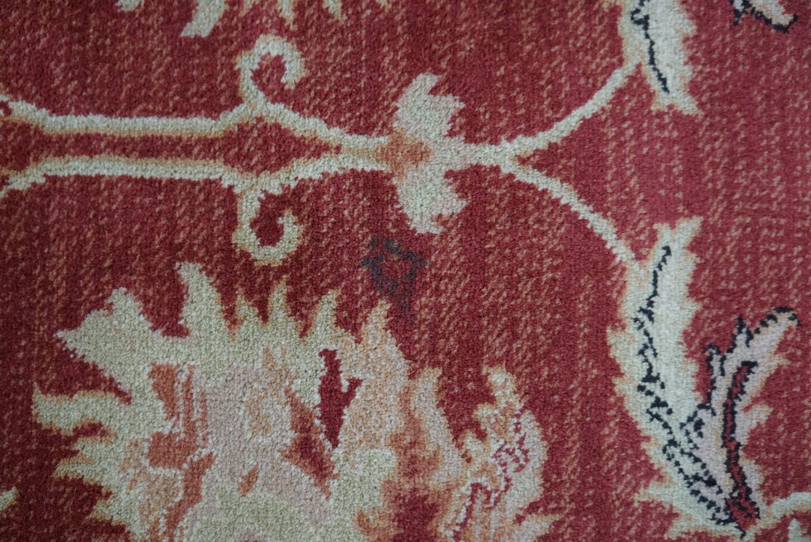 Warm Rug With Red And Yellow Tones Made Of Sheep's Wool, 325 X 170 Cm photo vinterior