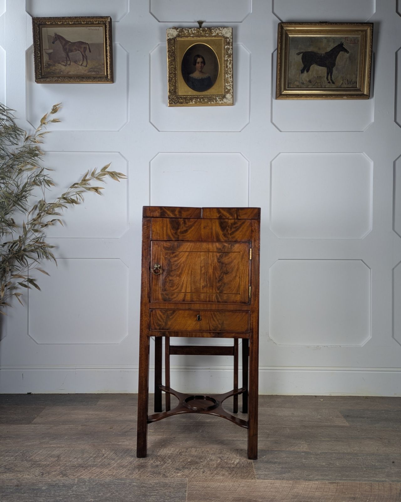 Georgian Cuban Mahogany Fold Away Washstand photo vinterior