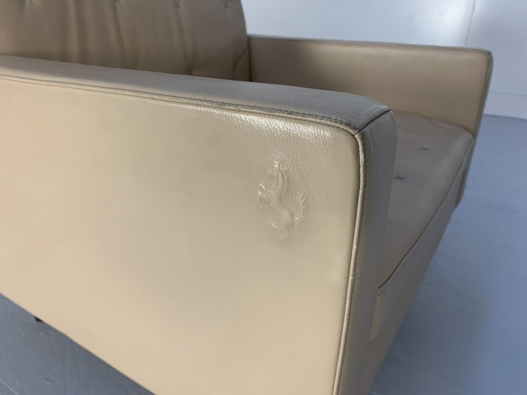 photo buy Pair Of Poltrona Frau For Ferrari “Kennedee” Armchairs – In “Pelle Frau Sc” Leather