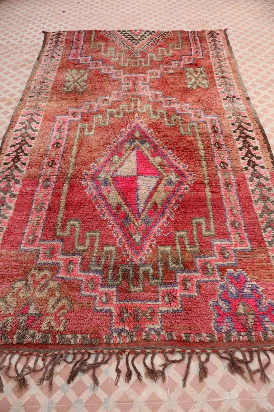 Berber Berber Berjaad Vintage Carpet   260 X 150 Cm photo furniture