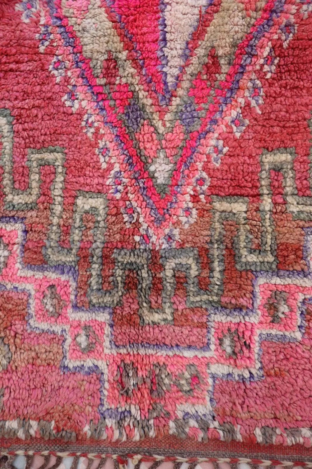 photo buy Berber Berber Berjaad Vintage Carpet   260 X 150 Cm