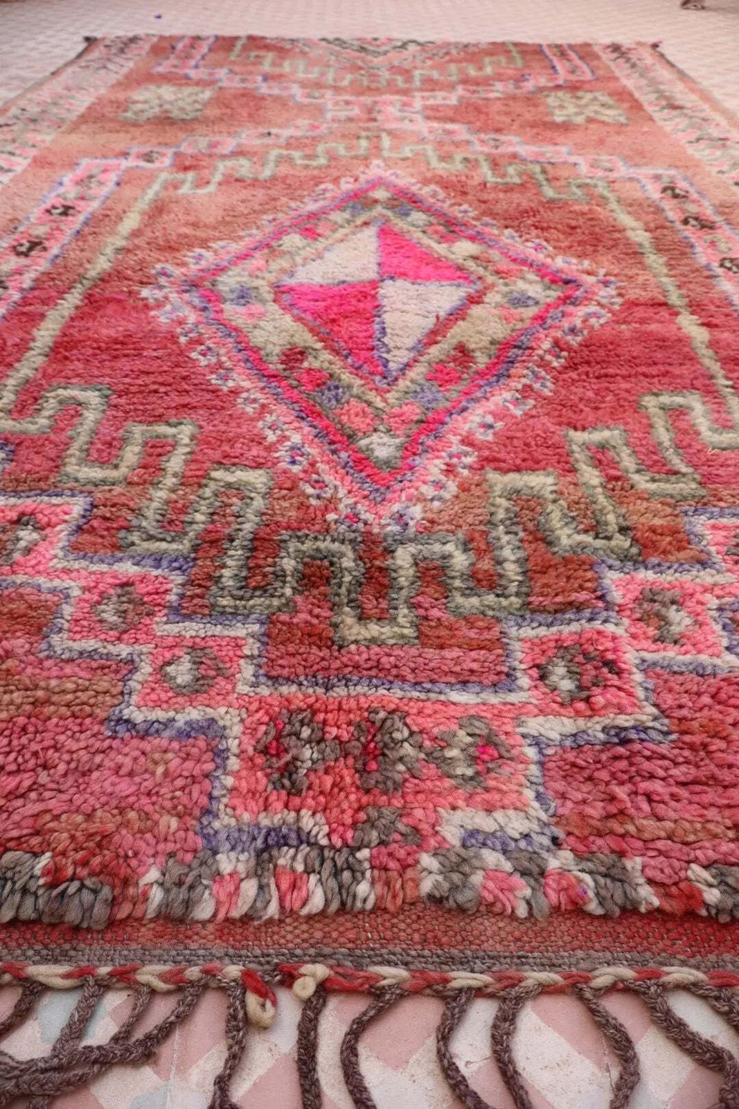 photo vintage Berber Berber Berjaad Vintage Carpet   260 X 150 Cm