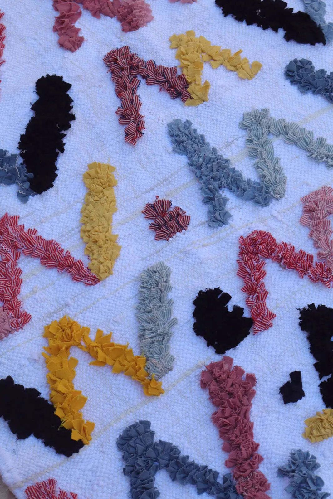 Berber Berber Berry  Berry Geometric Carpet   Recycled And Washable Cotton   165 X 93 Cm photo vintage
