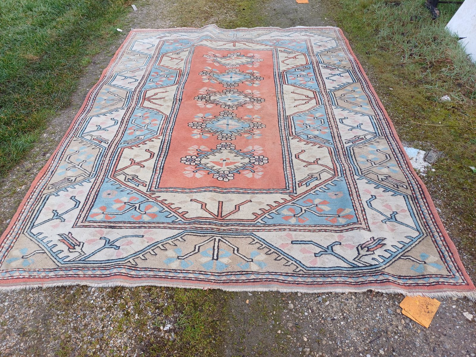 Turkish Milas Wool Hand Knotted Rug