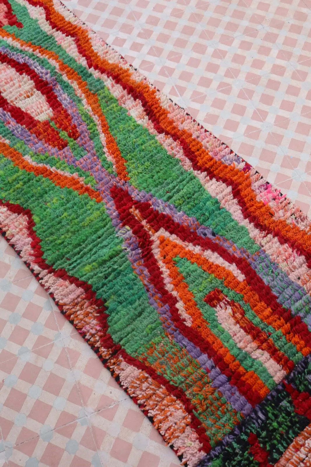Berber Hallway Rug Boujaad Colorful Multicolor   299 X 70 Cm photo vinterior