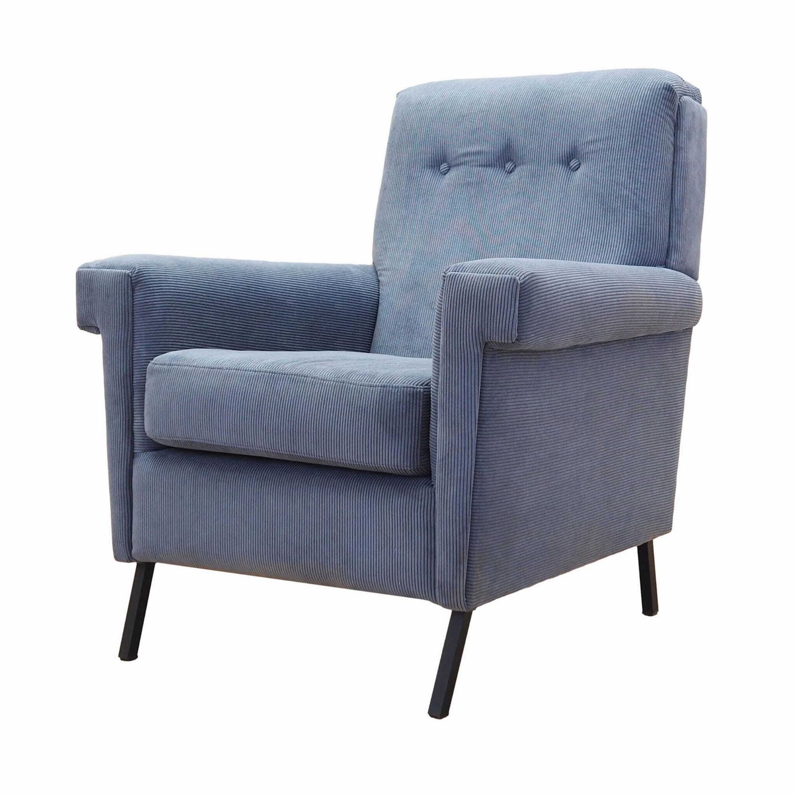 Blauwe Fauteuil, Italiaans Design, Jaren 1970, Productie: Italië