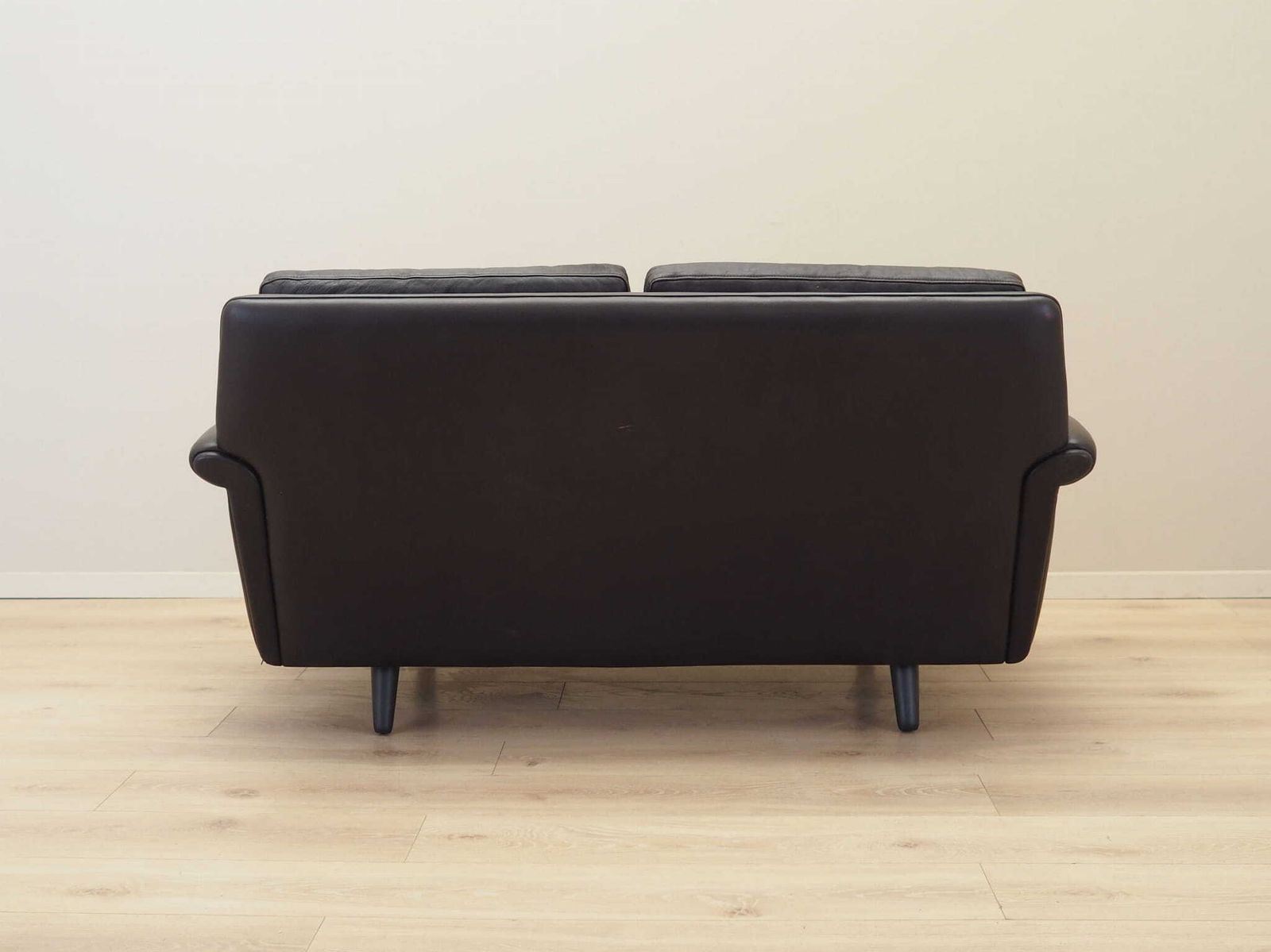 Brown Leather Sofa, Danish Design, 1960s, Designer: Aage Christiansen, Manufacture: Erhardsen & Andersen photo buy