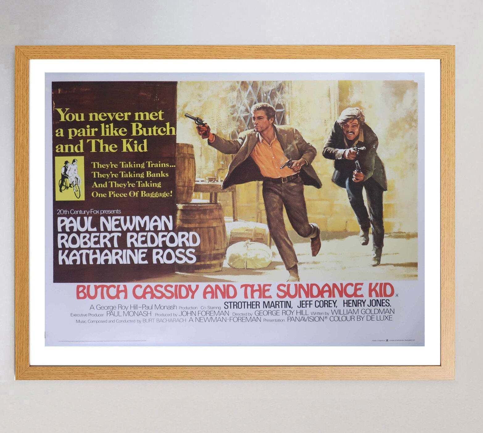 Butch Cassidy And The Sundance Kid  Original Vintage Poster photo Art