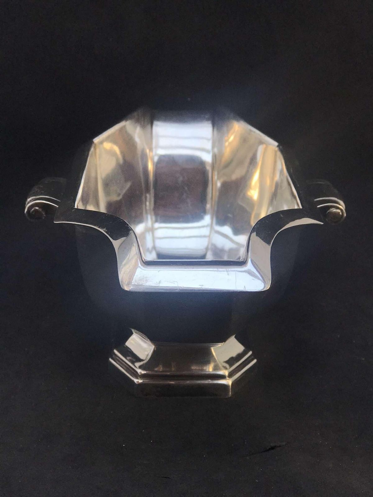 Gravy Boat Silver Plated Sauce Boat French Art Deco Wedding Gift For Her Christmas Table Elegant Tableware Vintage Hotel Silver Gift photo vinterior