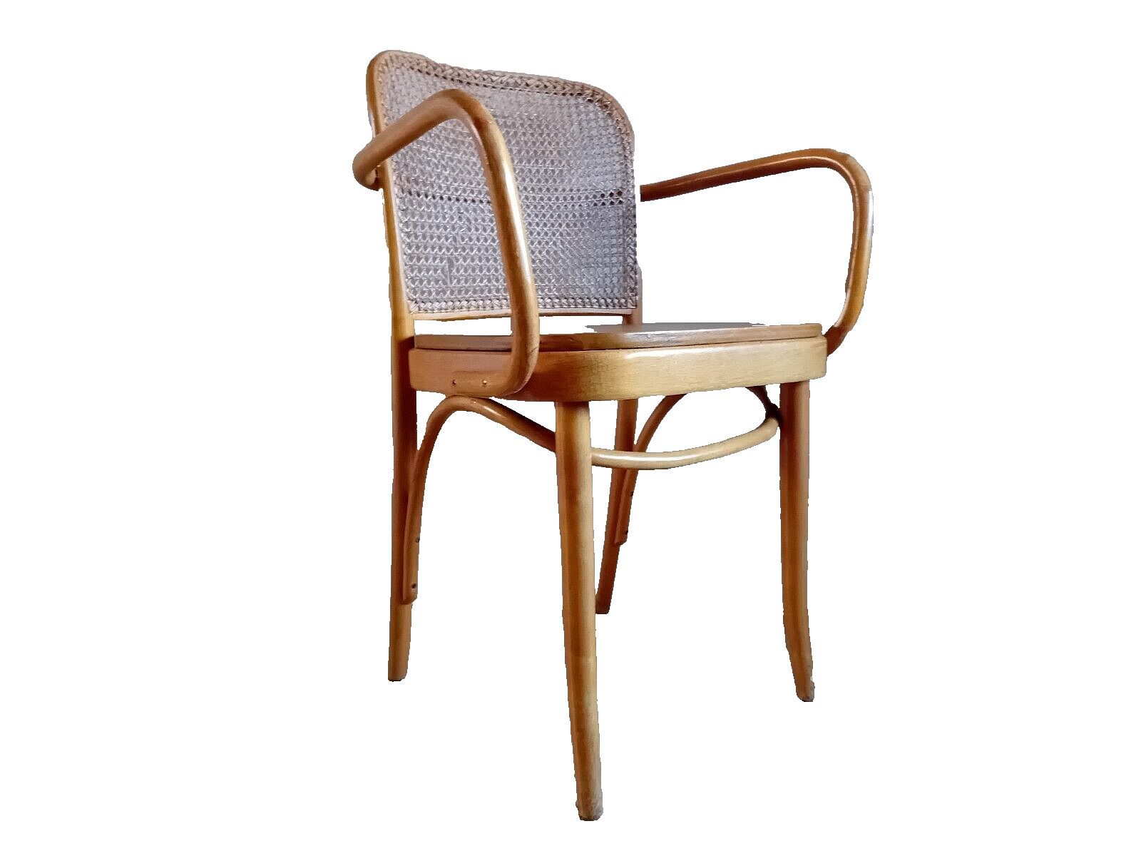 Josef Hoffman 1950's Czech Mid Century Bentwood "Prague" Chair photo furniture