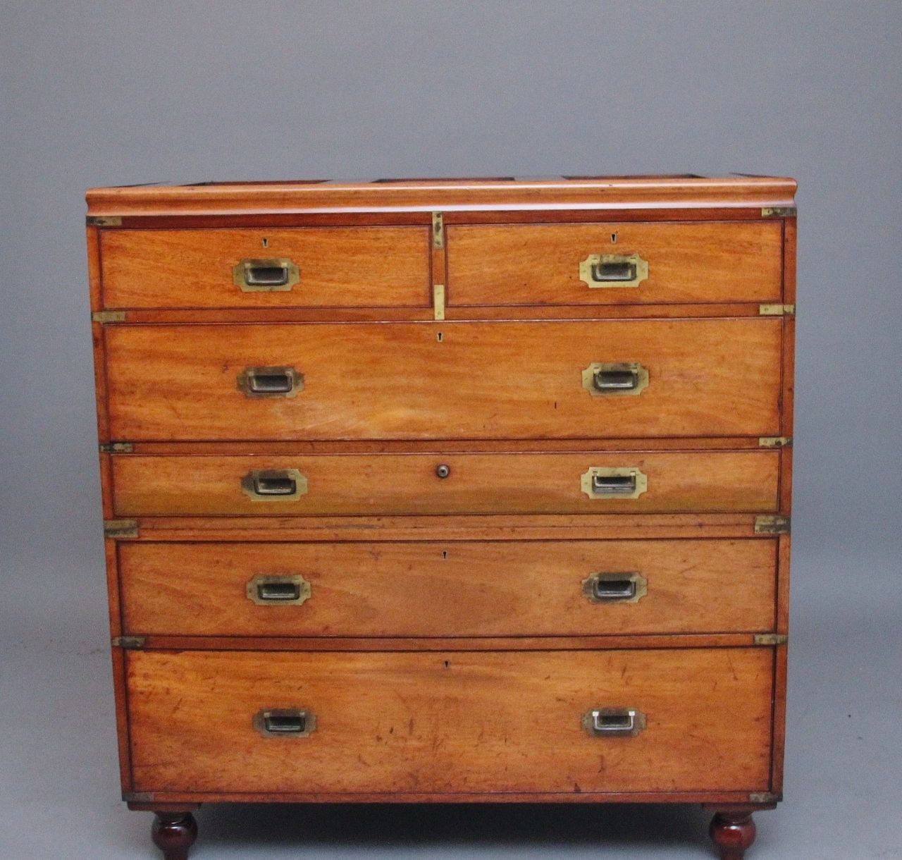 photo for sale 19th Century Mahogany Military Chest