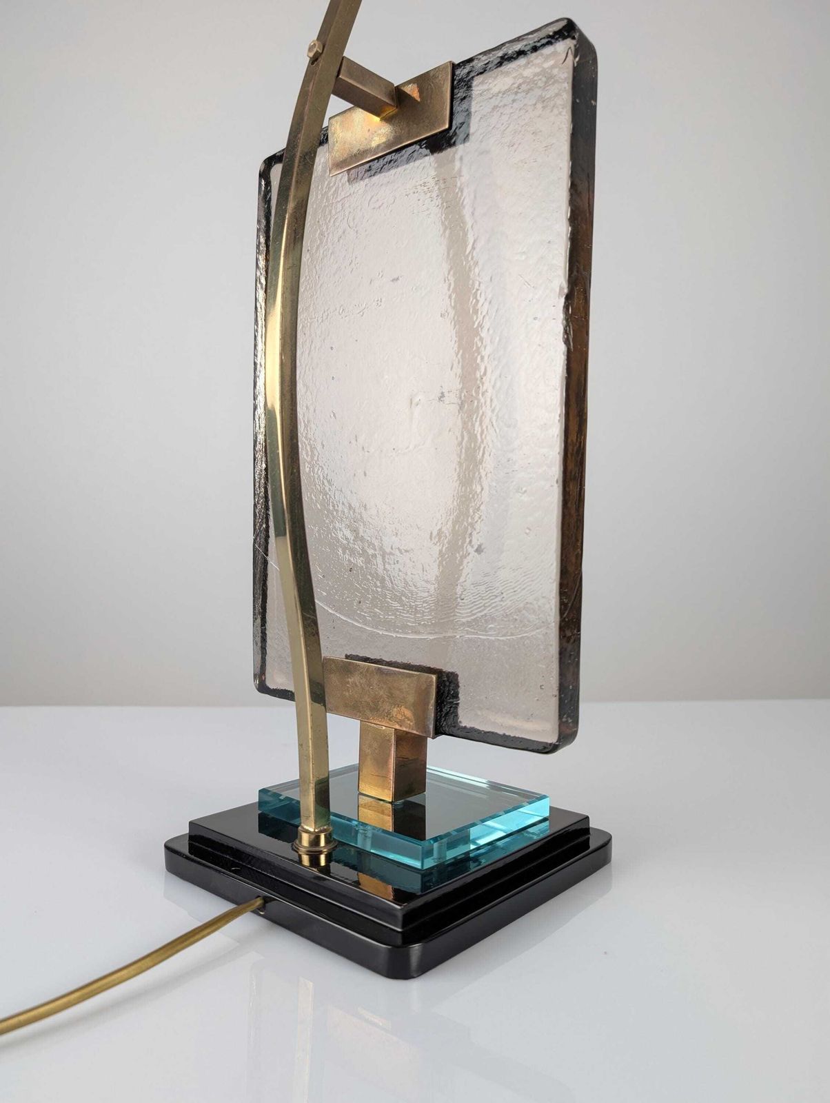 Lamp By Pietro Chiesa For Fontana Arte In Crystal And Brass photo 2600.0