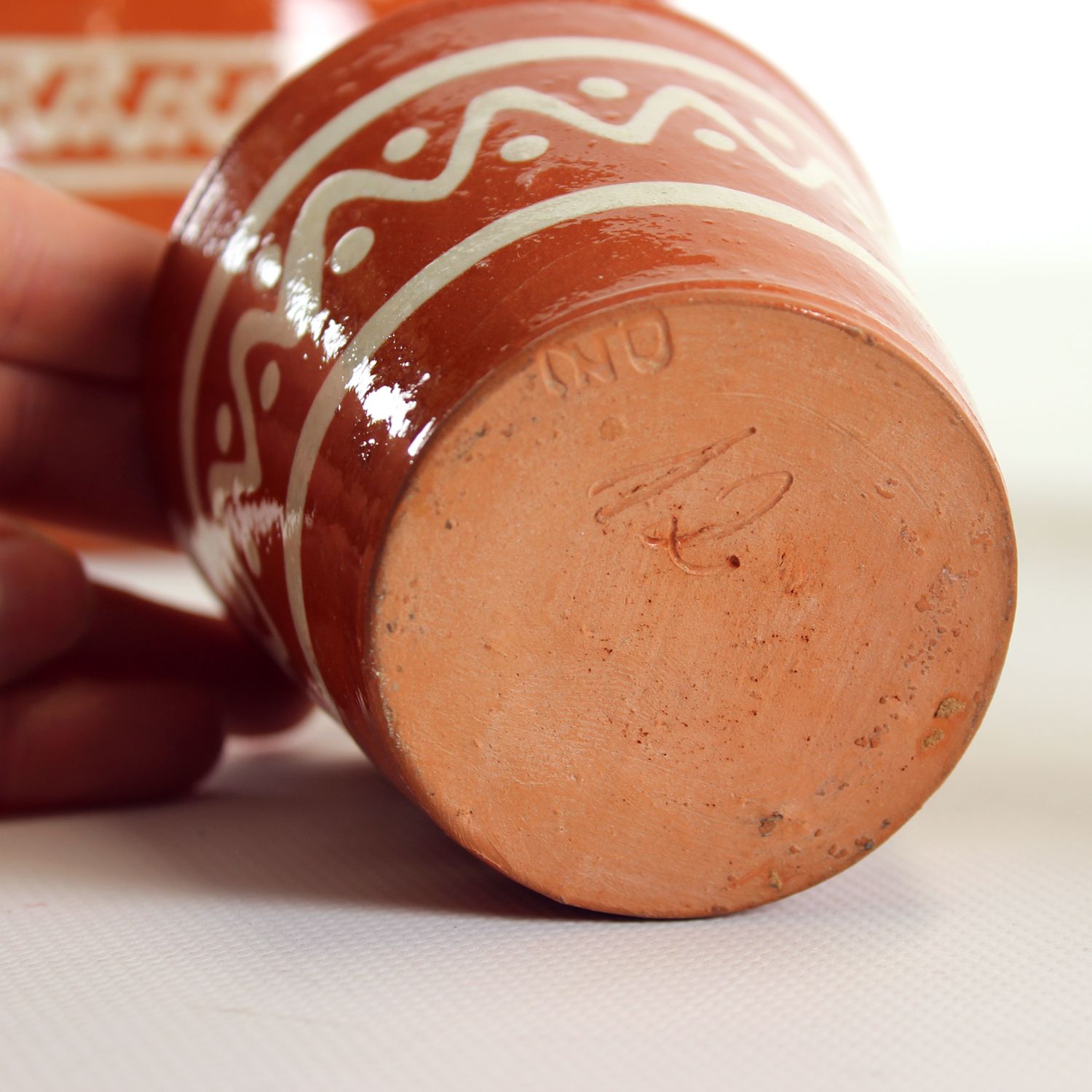 Ceramic Drinking Set By Ditta Abrhamova, Czechoslovakia 1960s photo vintage