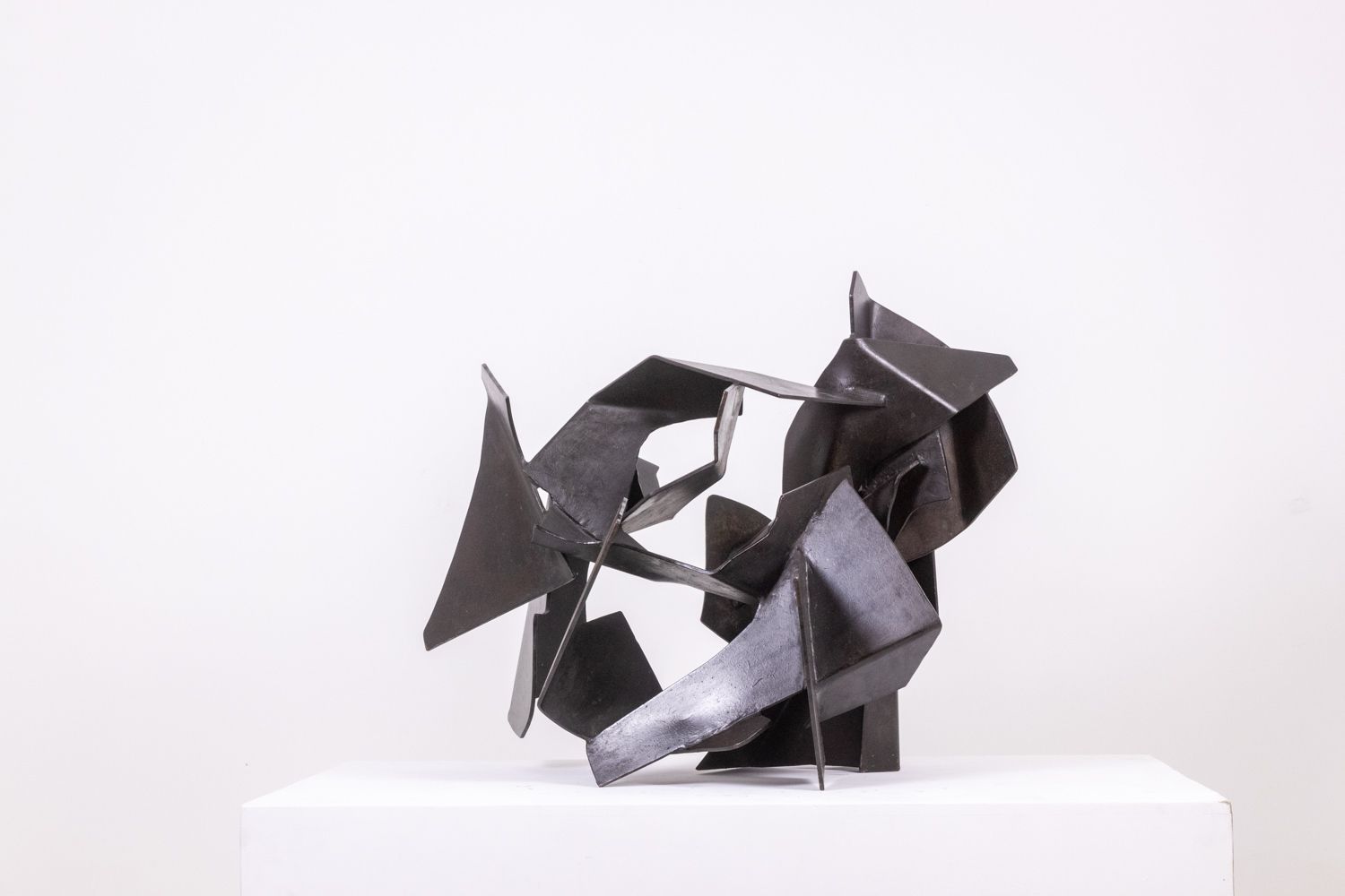 Art Jean Campa. Patinated And Cut Iron Sculpture. 1980s. photo
