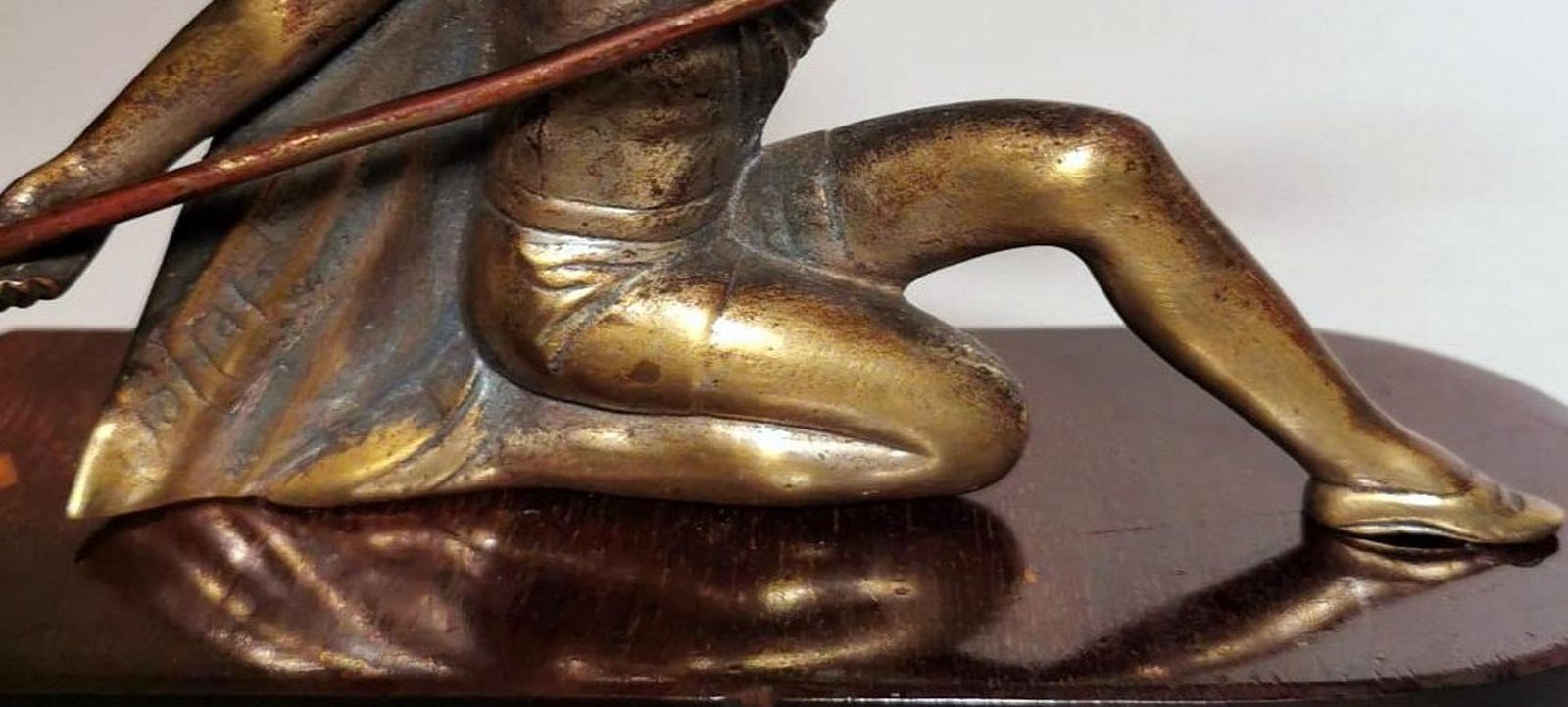 photo furniture Art Deco Bronze Statuette Depicting A Young Gymnast