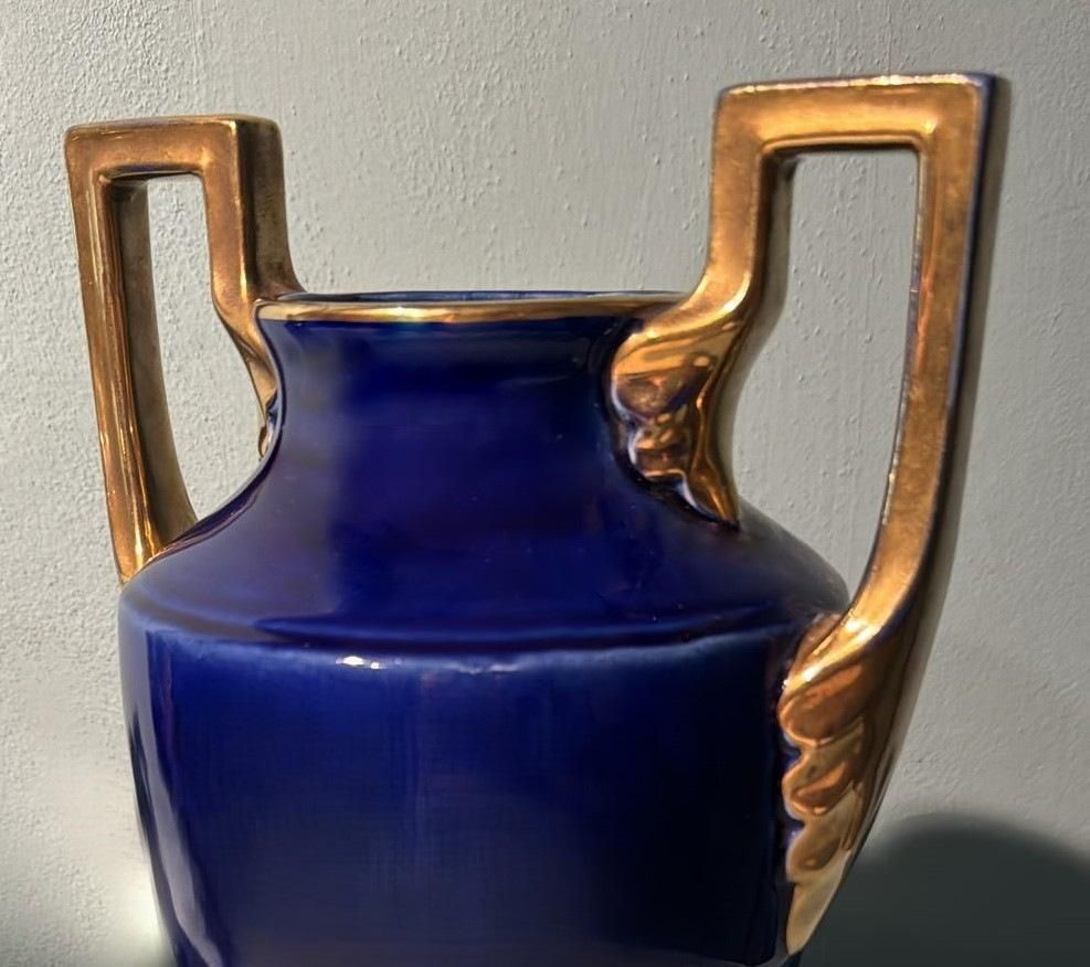 photo furniture Orchies Ceramics Factory Pair Of French Art Deco Ceramic Vases