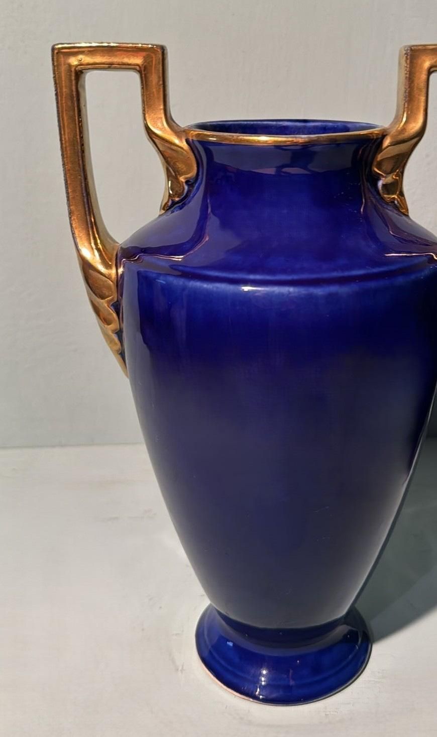 660.0 Orchies Ceramics Factory Pair Of French Art Deco Ceramic Vases photo