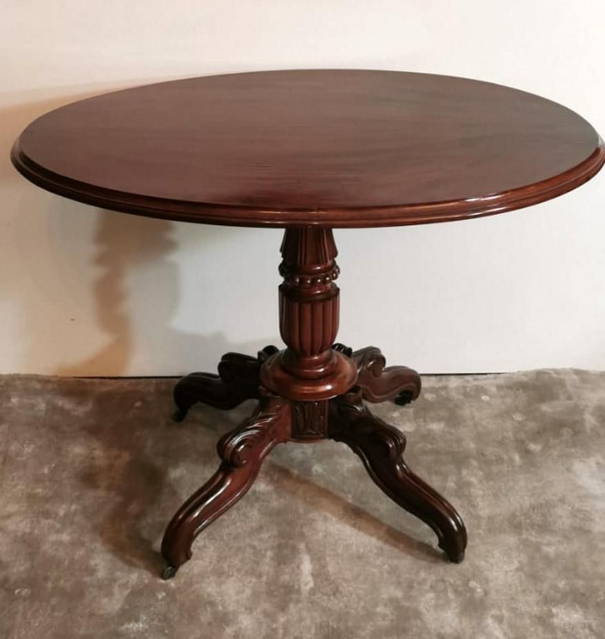 Louis Philippe Wood Sail Table Made In France photo furniture