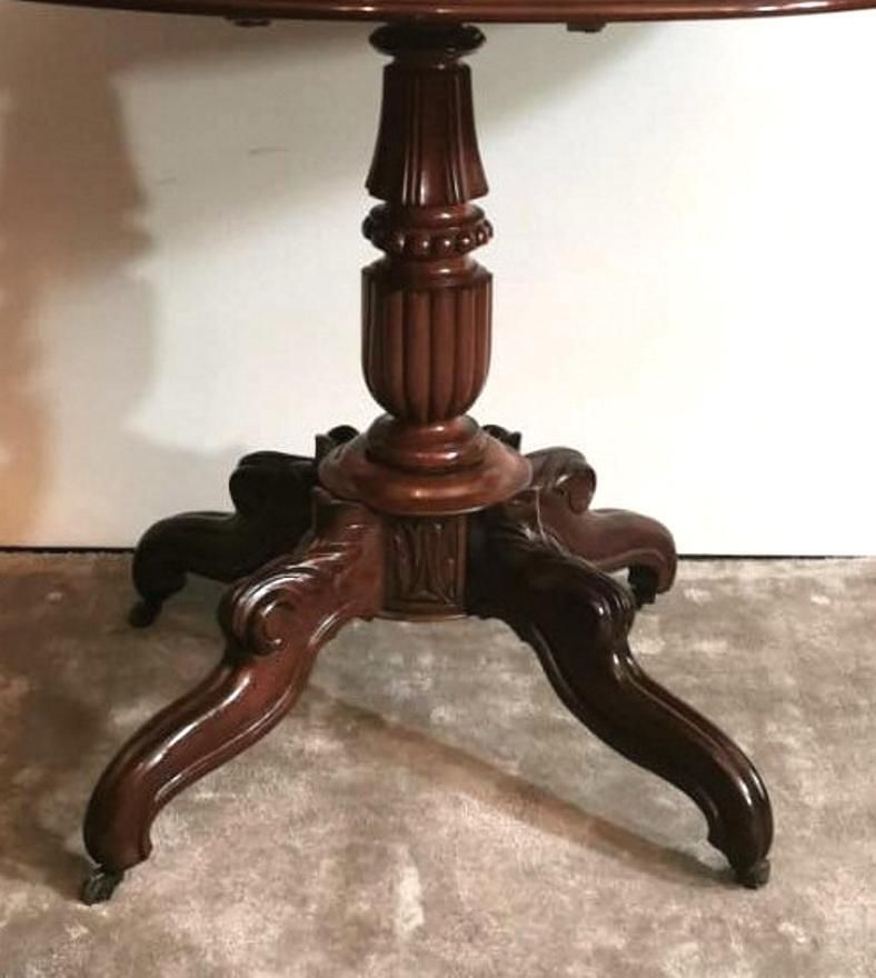 Furniture Louis Philippe Wood Sail Table Made In France photo