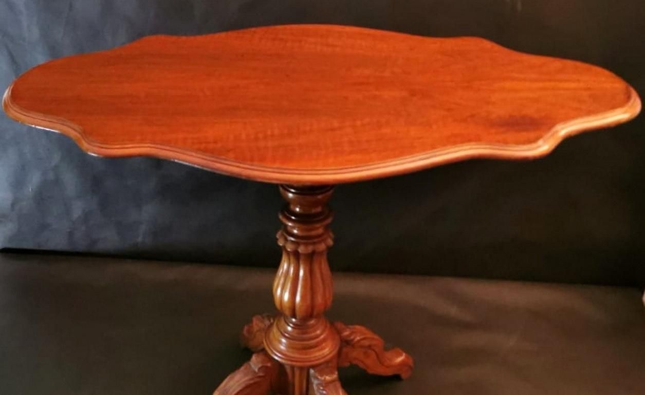 Louis Philippe French Walnut Sail Table photo vinterior