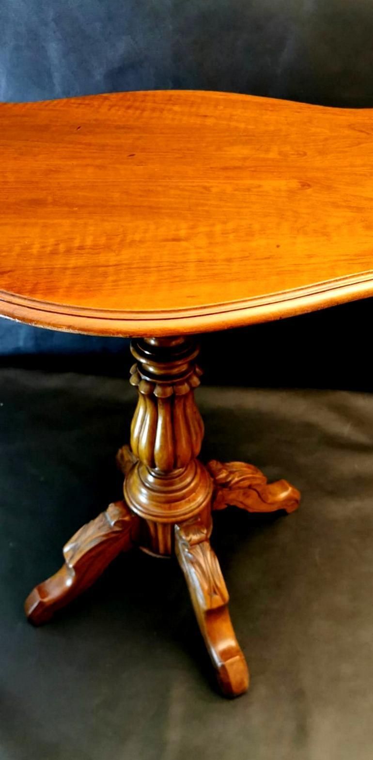 photo for sale Louis Philippe French Walnut Sail Table