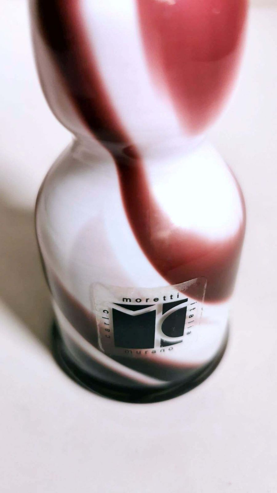 Home Decor Moretti Carlo Murano Small Vase In Colored Opaline Glass photo
