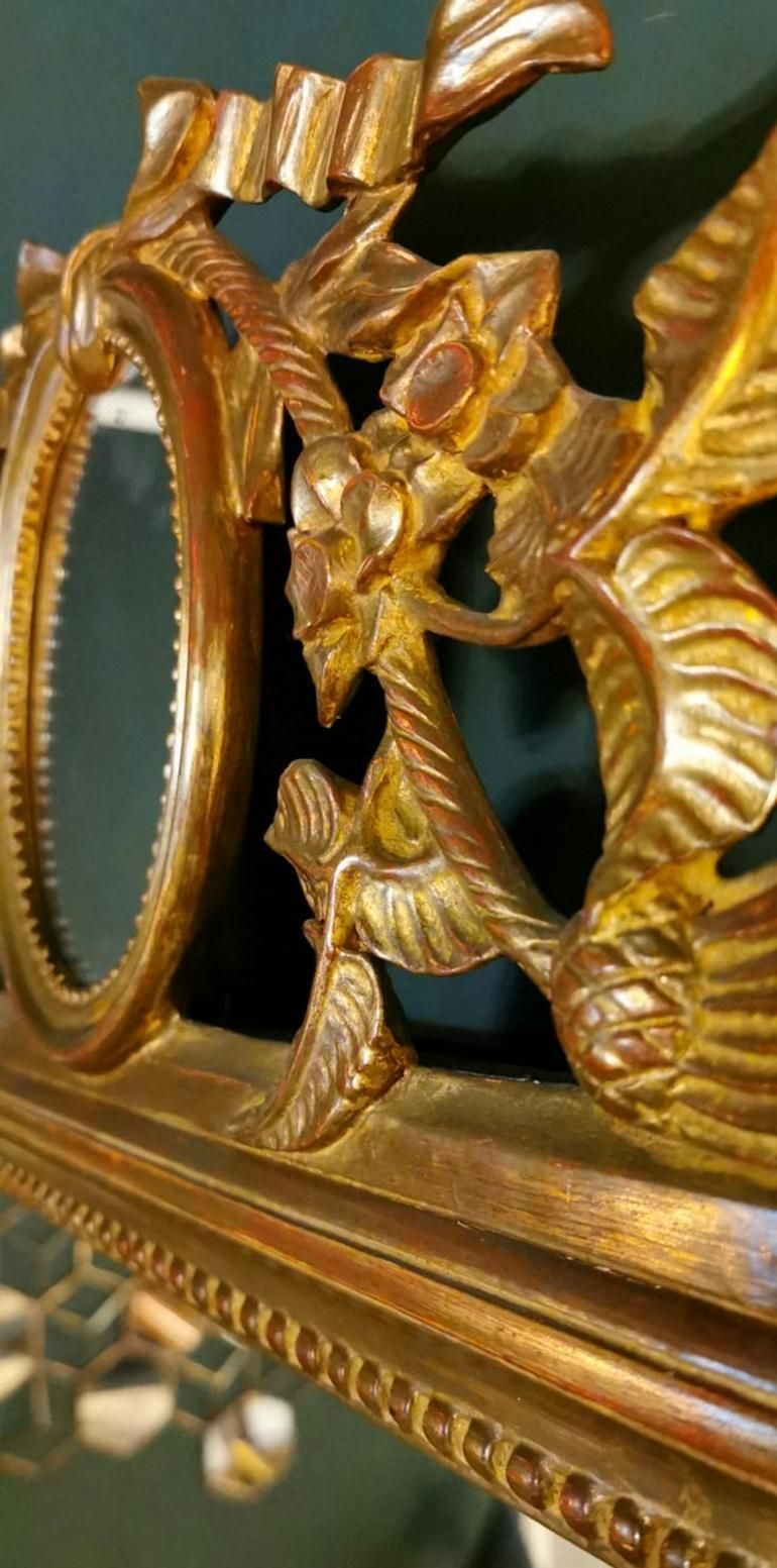 photo for sale Rococo’ Giltwood Frame And Double Mirror, France