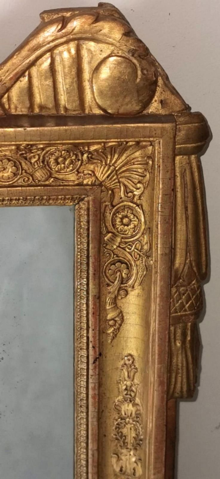 Napoleon I Empire French Gold Leaf Wood Mirror photo buy