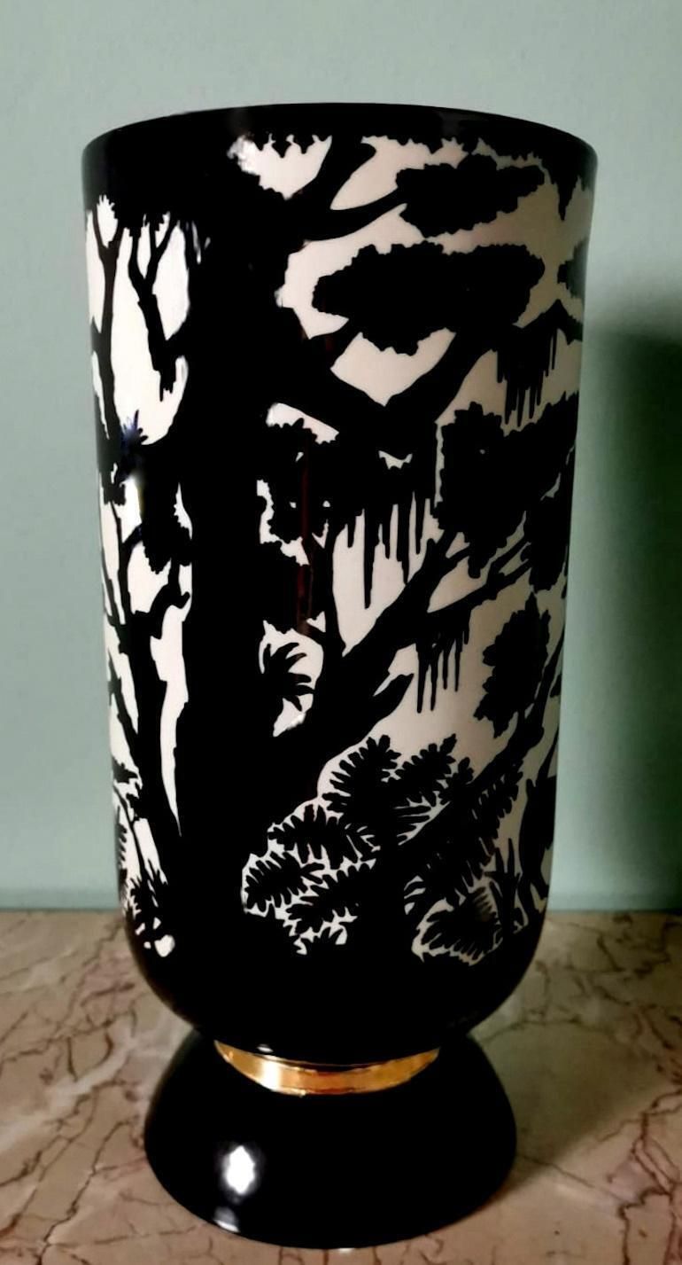 Nicolas Blandin French Porcelain Vase Savannah Collection photo Home Decor
