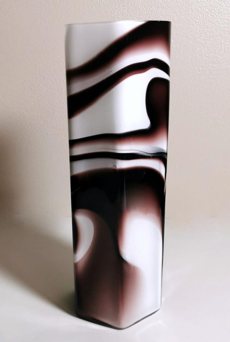 Moretti Carlo Murano Vase In Colored Opaline Glass photo 194.0