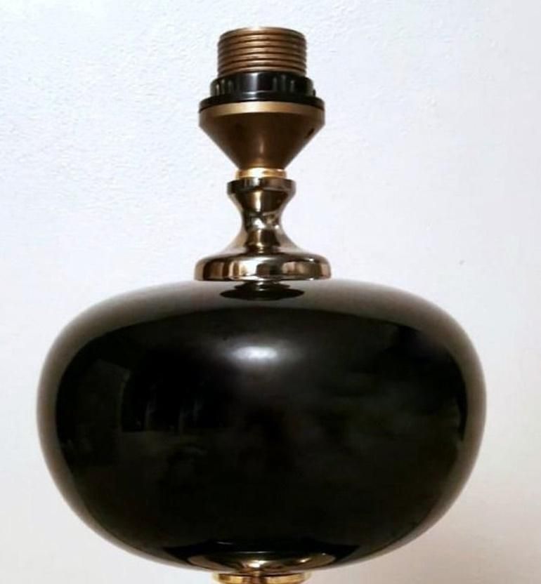 Maison Jansen Attibuted Hollywood Regency Style French Table Lamp photo vintage