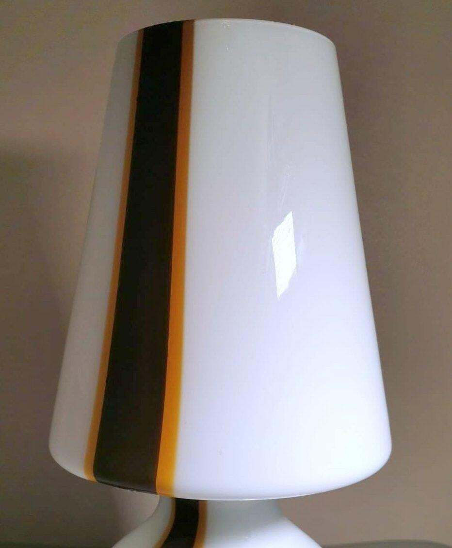 Carlo Moretti Style Italian Space Age Lamp In Murano Glass And Marble Base photo 802.0