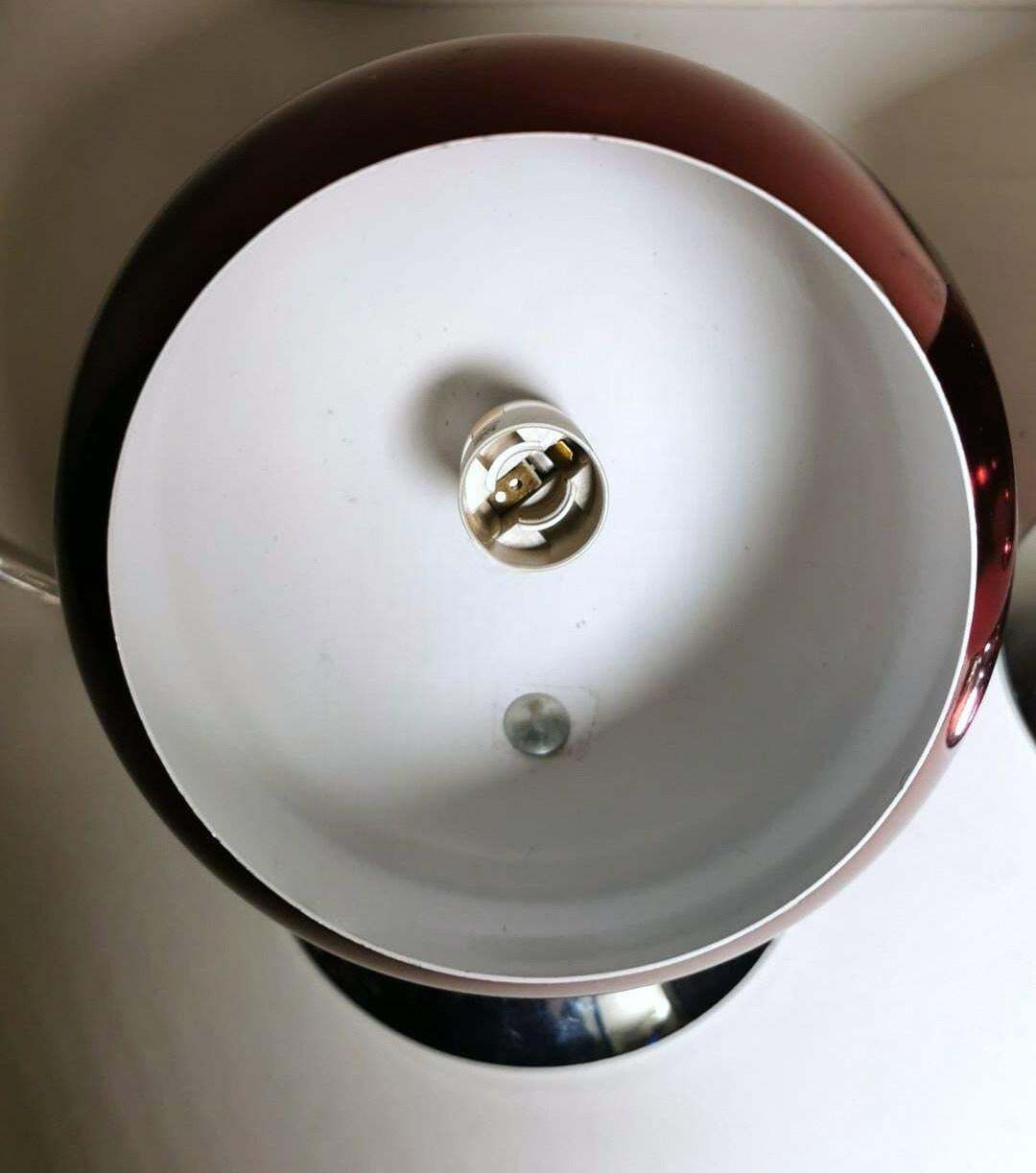 photo furniture Space Age Design Eye Ball Gepo Pair Of Dutch Colored Aluminum Abat Jour