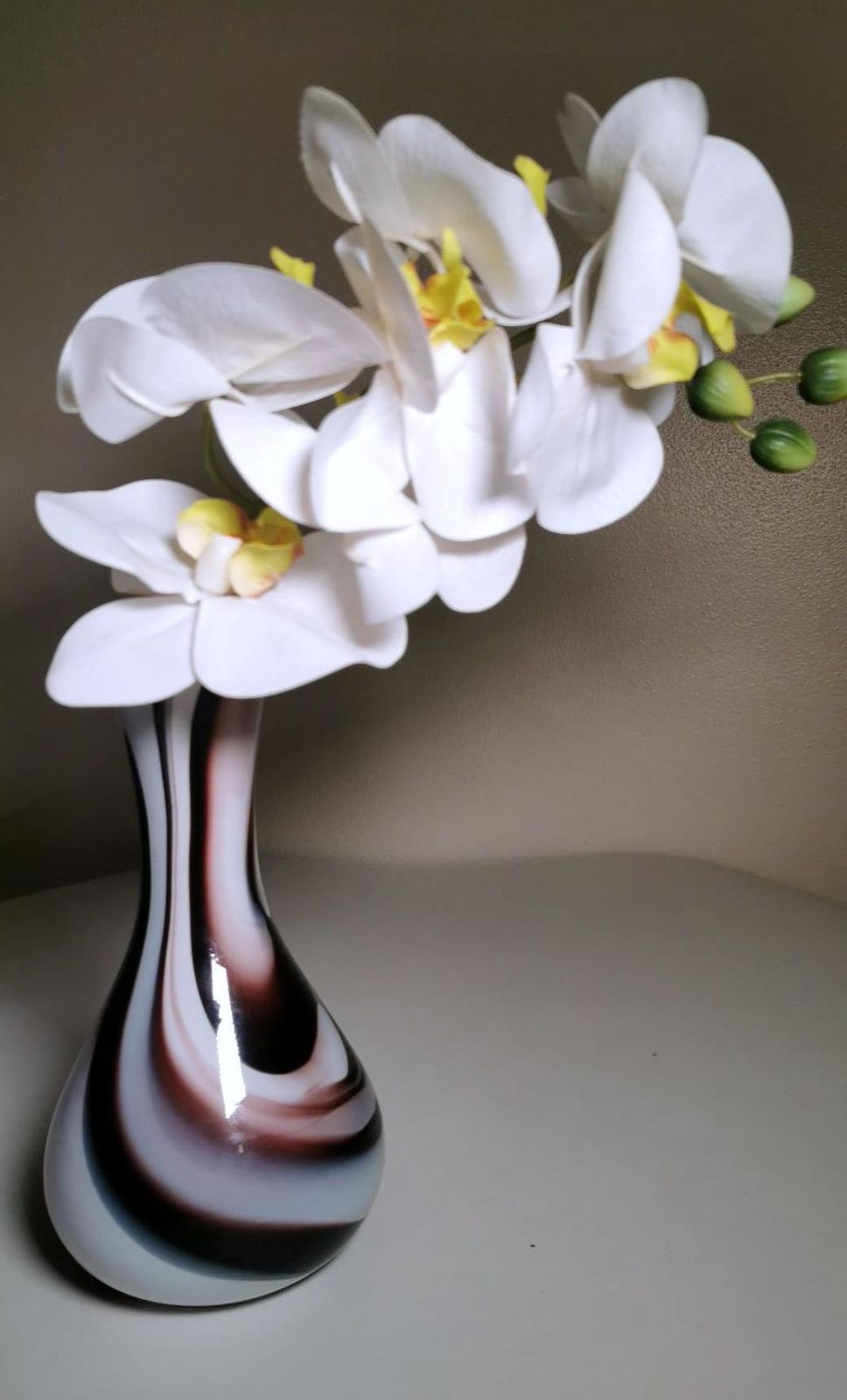 photo vinterior Moretti Carlo Murano Vase In Colored Opaline Glass