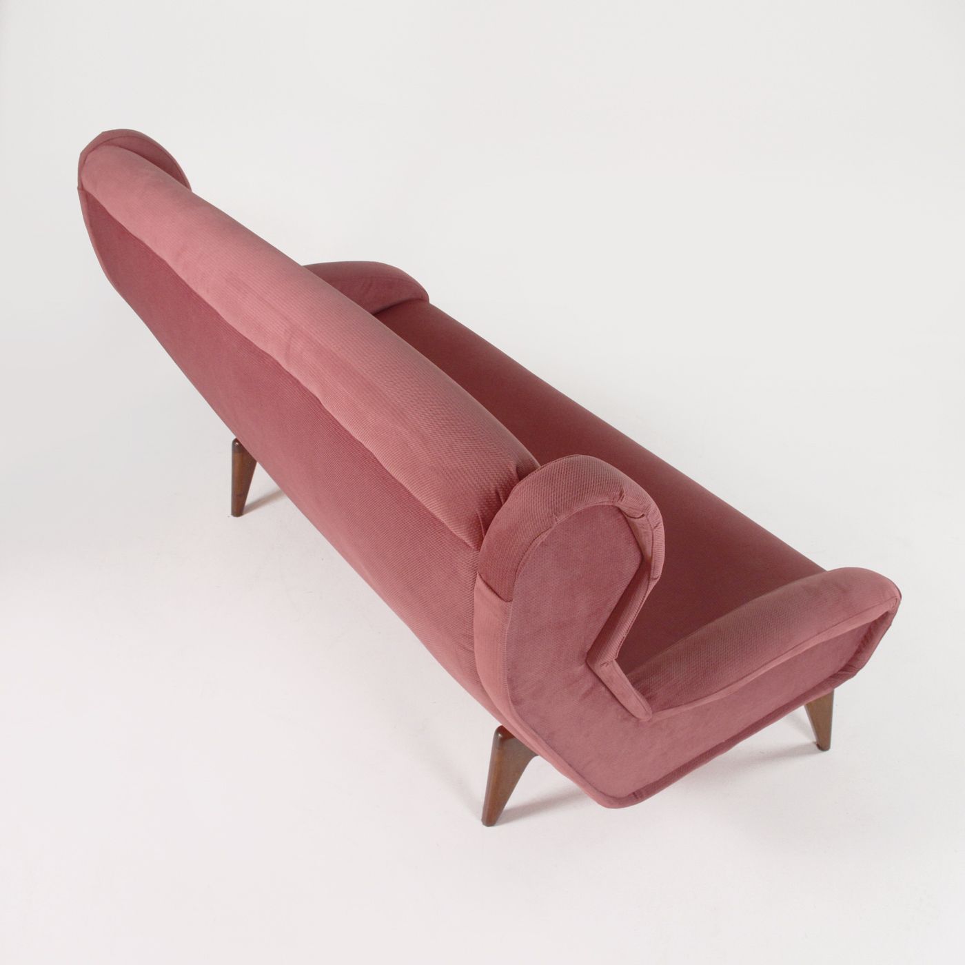 60's Three Seater Sofa In Velvet photo Furniture