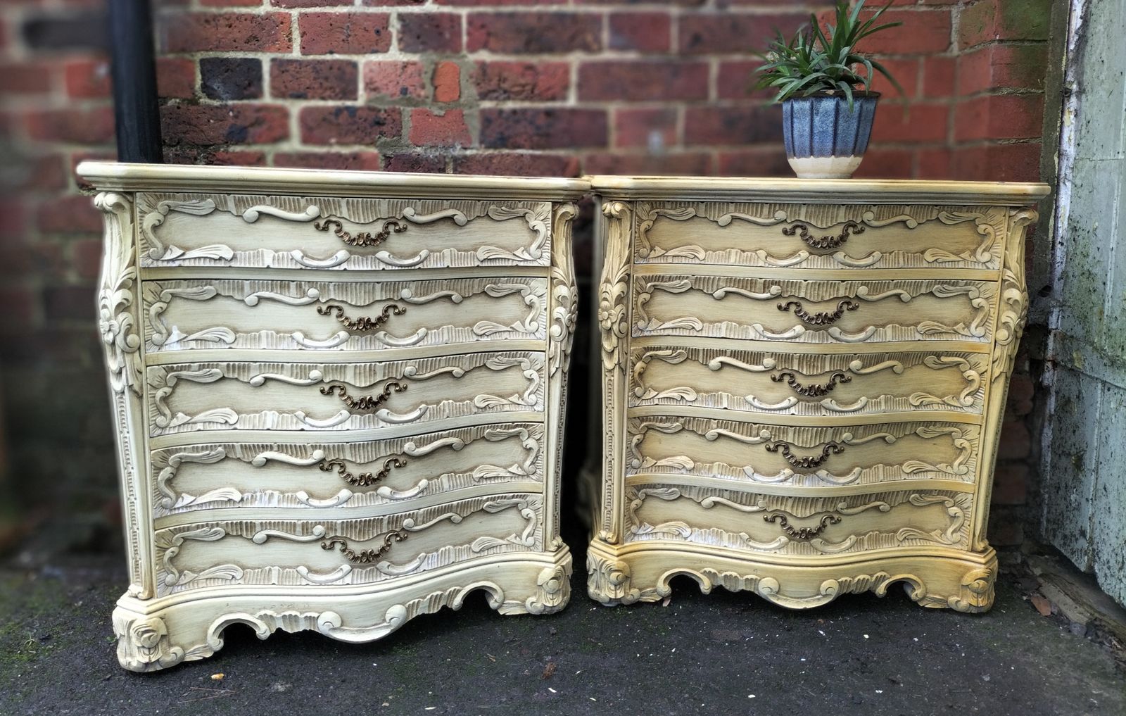 Mariano Garcia   2 Identical Spanish Chest Of Drawers photo for sale