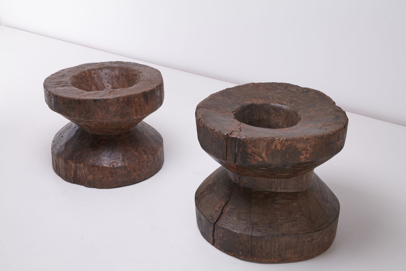 photo furniture Tribal, Nagaland Large Sculptural Mortar , Early 20th Century
