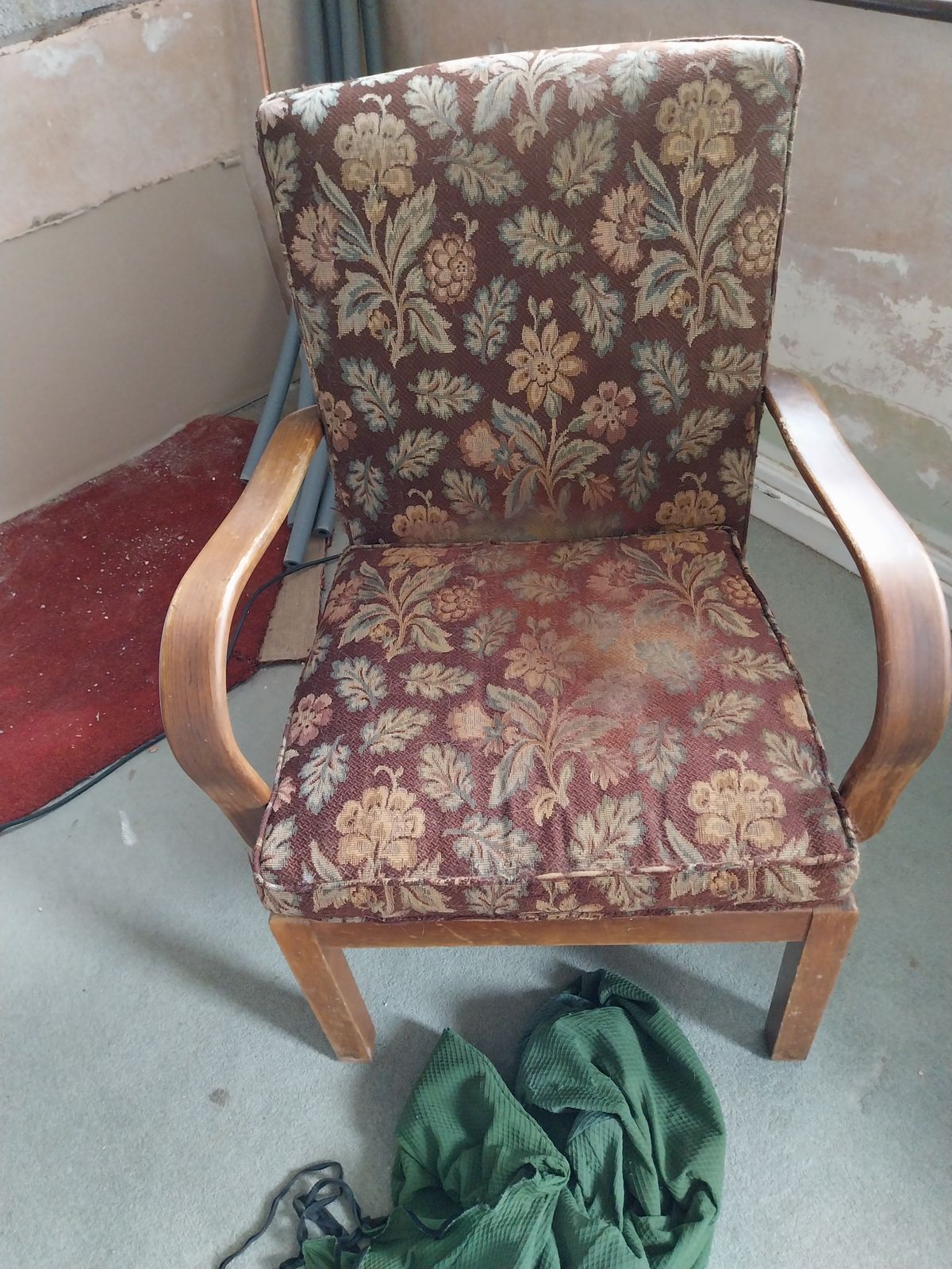 Pair Vintage Bentwood Parker Knoll Armchairs Unrestored