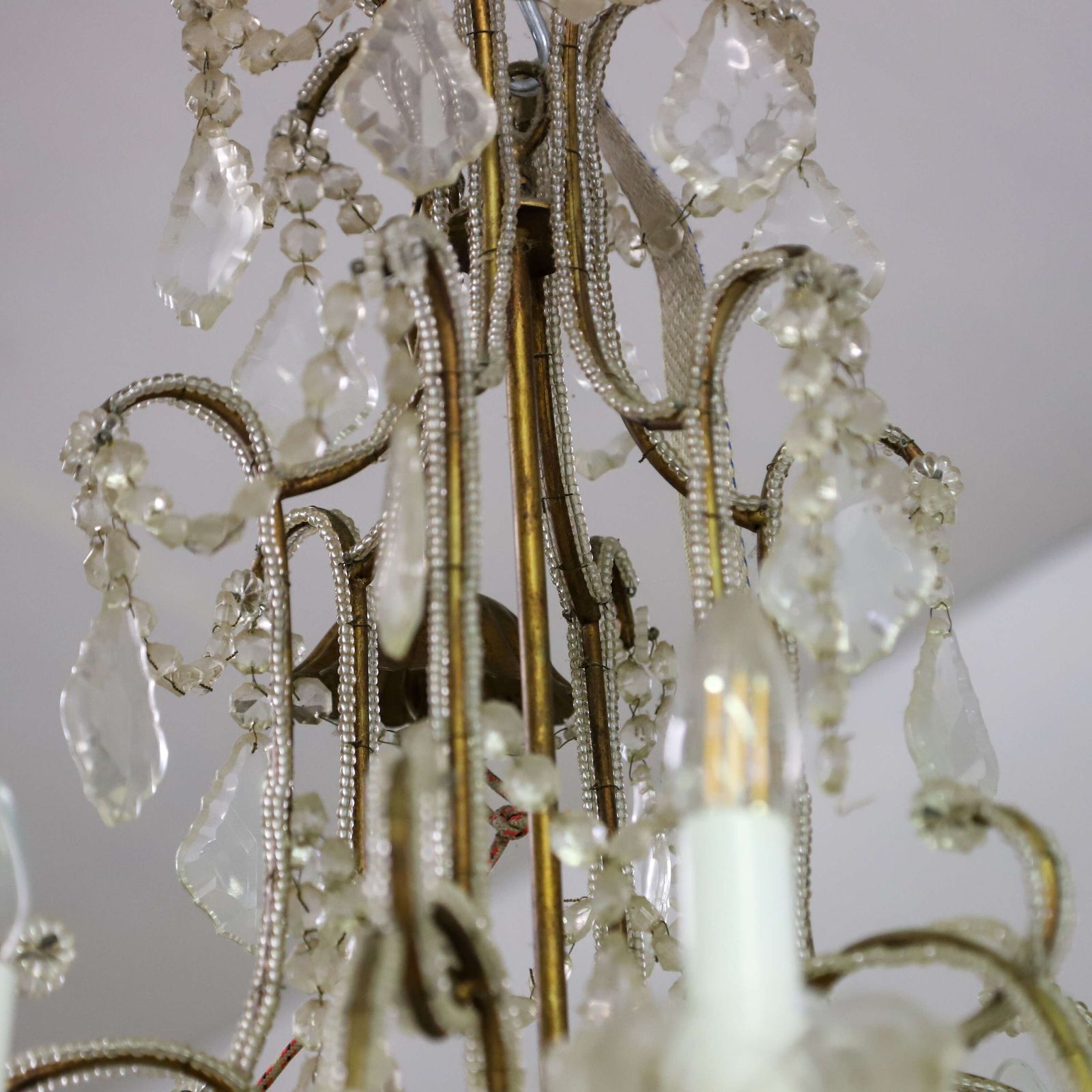 Grand Scale English 20th Century Chandelier Circa 1940s photo 1125.0