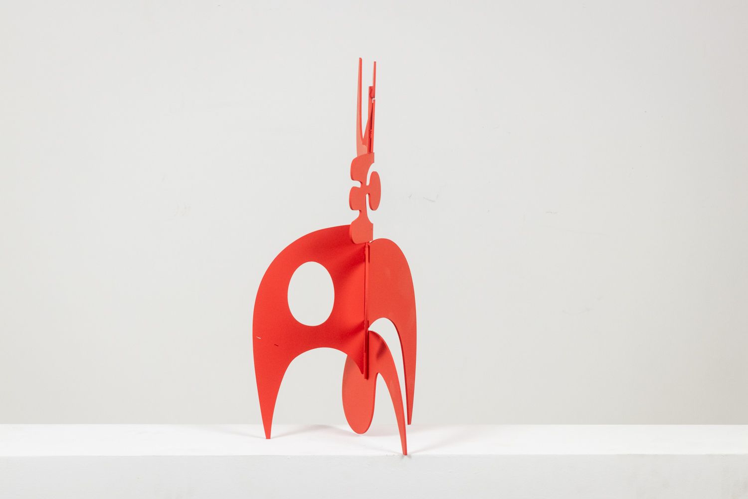 Antonine De Saint Pierre. Red “Anna” Sculpture. Contemporary. photo for sale