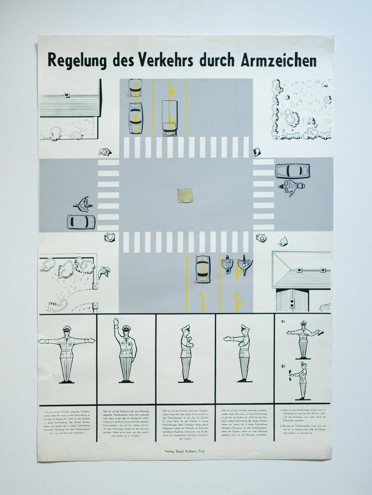 photo for sale Collection Of 11 Original Technical Vintage German School Educational Road Safety Driving Posters