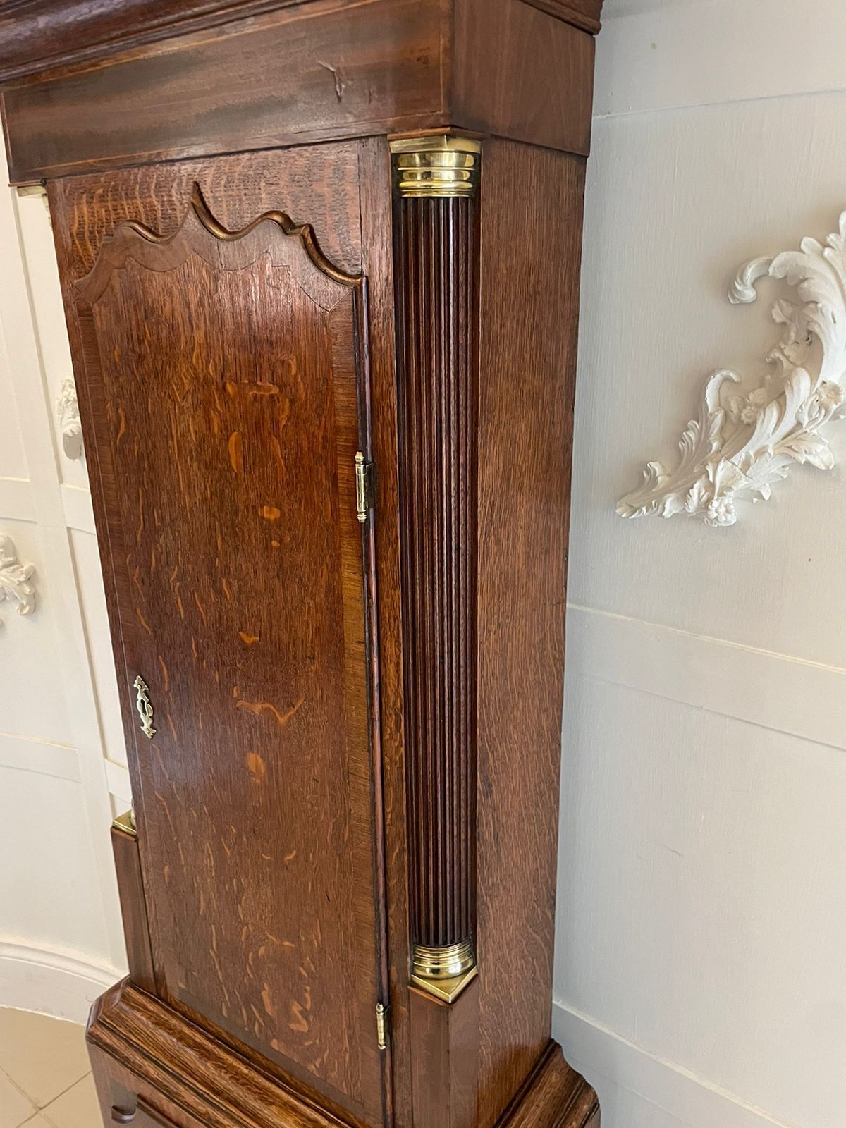 Antique 19th Century Quality 8 Day Oak Longcase Clock By Walker Of Nantwich photo furniture
