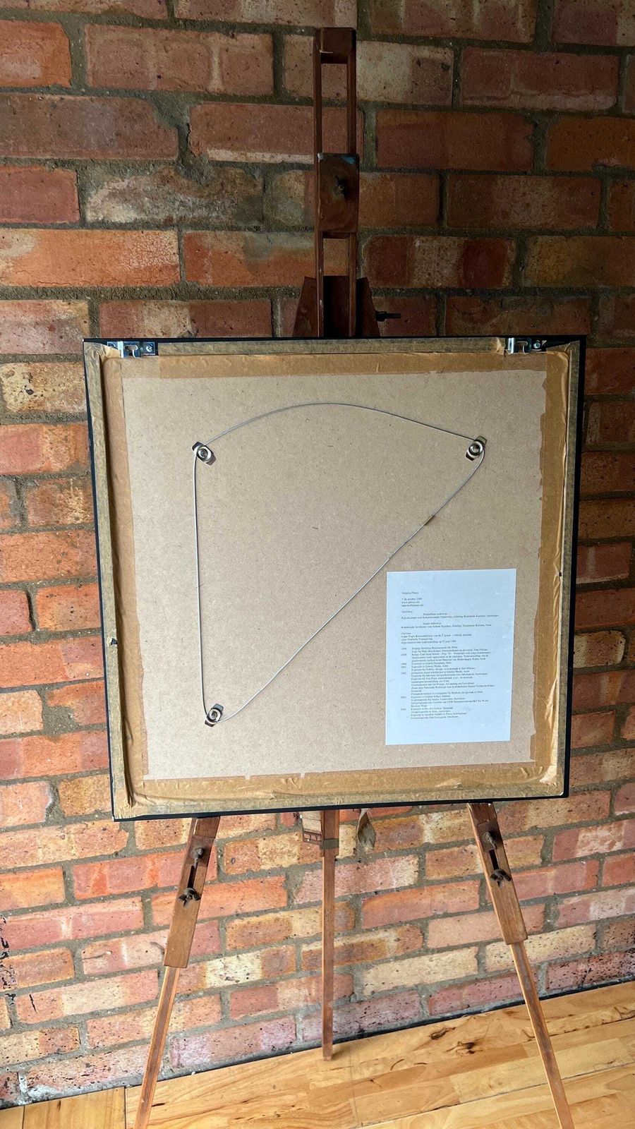 Signed Limited Edition Abstract Print By Natacha Pirnay – Framed photo vintage