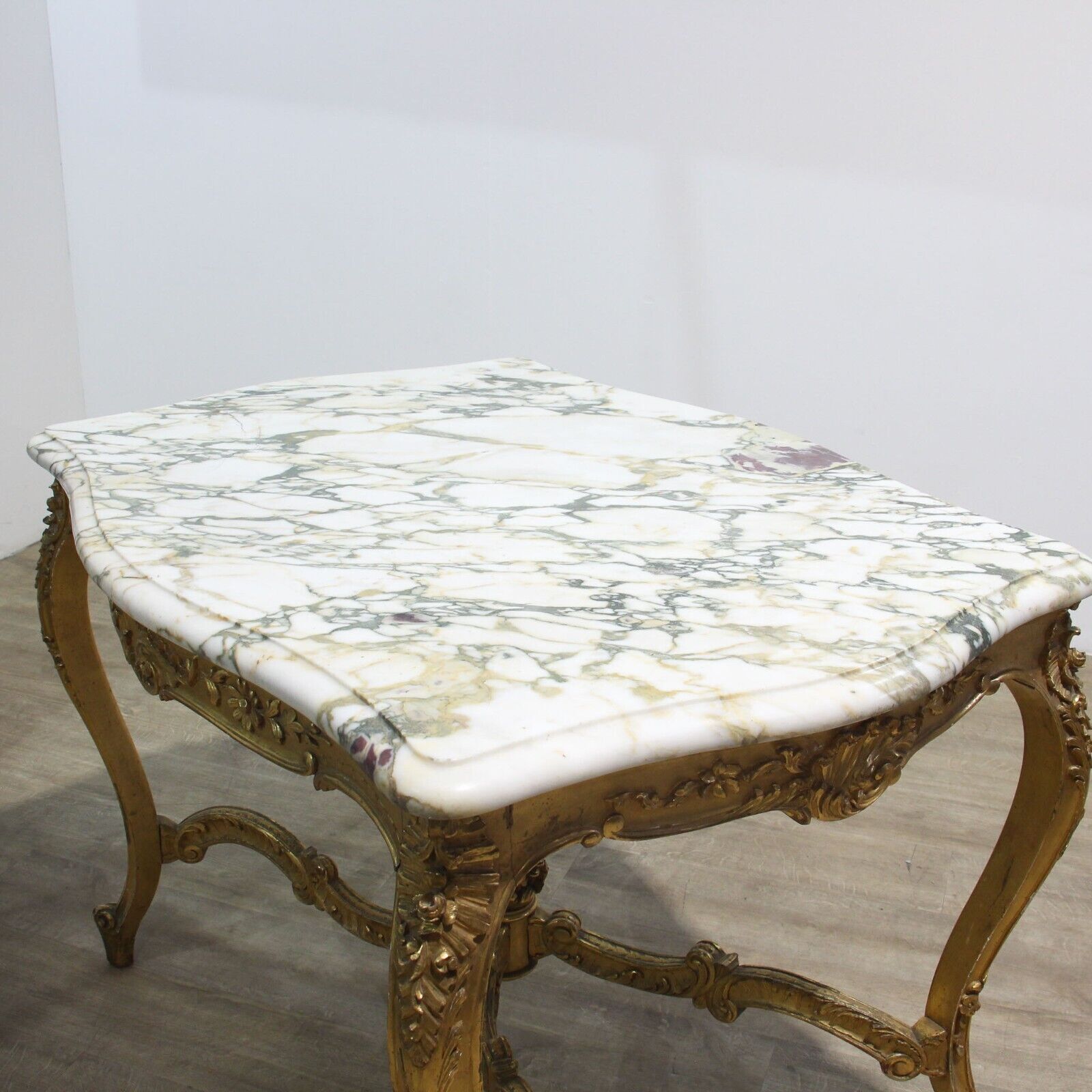 French Carved Gilt Wood Centre Table In Louis XVI Style photo buy