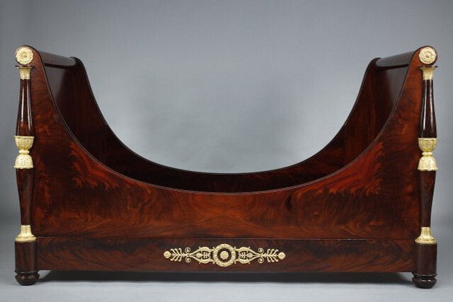 Large Empire Period Boat Bed And Canopy photo vintage