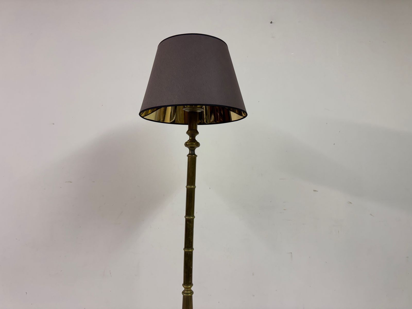 Early 20th Century Brass Floor Lamp photo 495.0