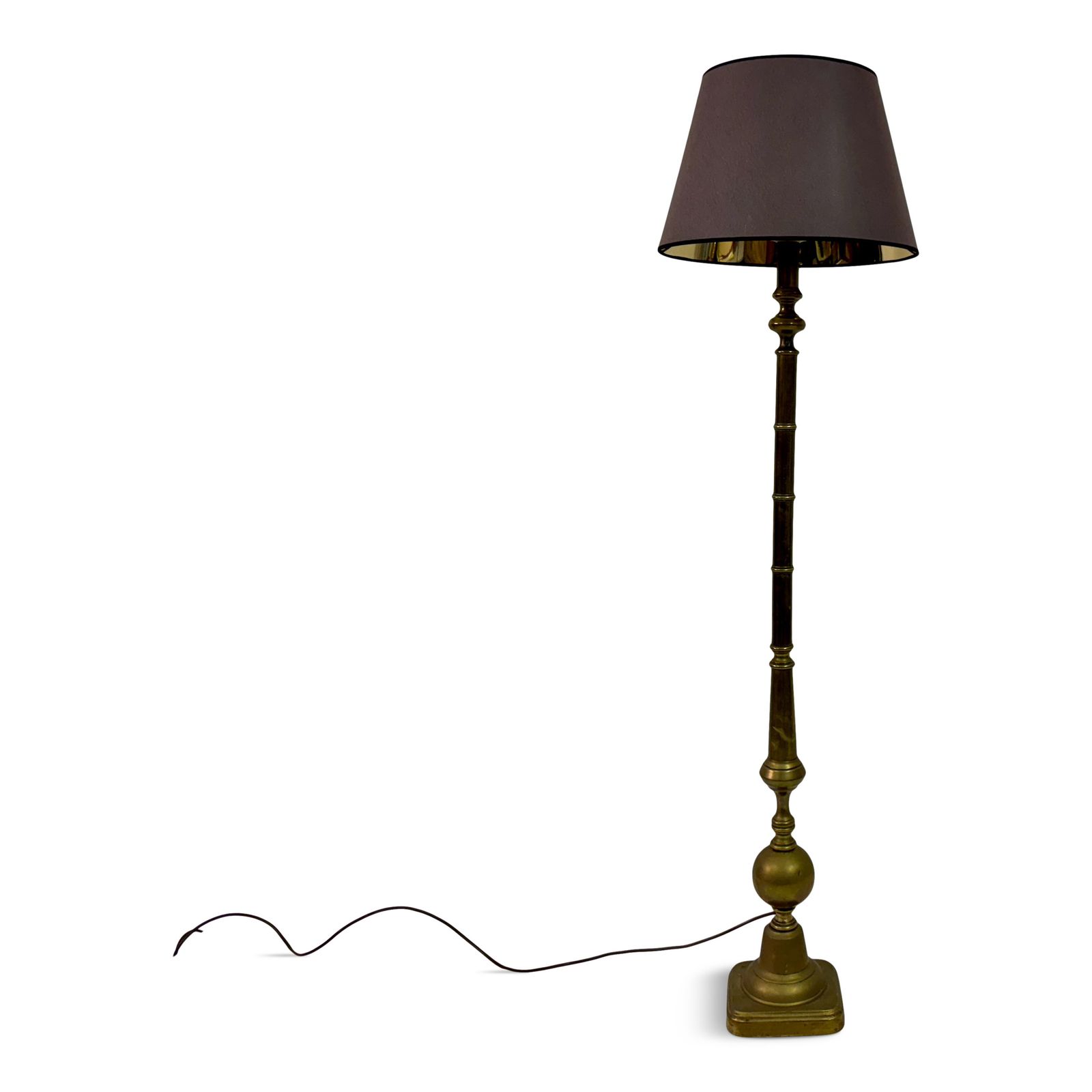Early 20th Century Brass Floor Lamp