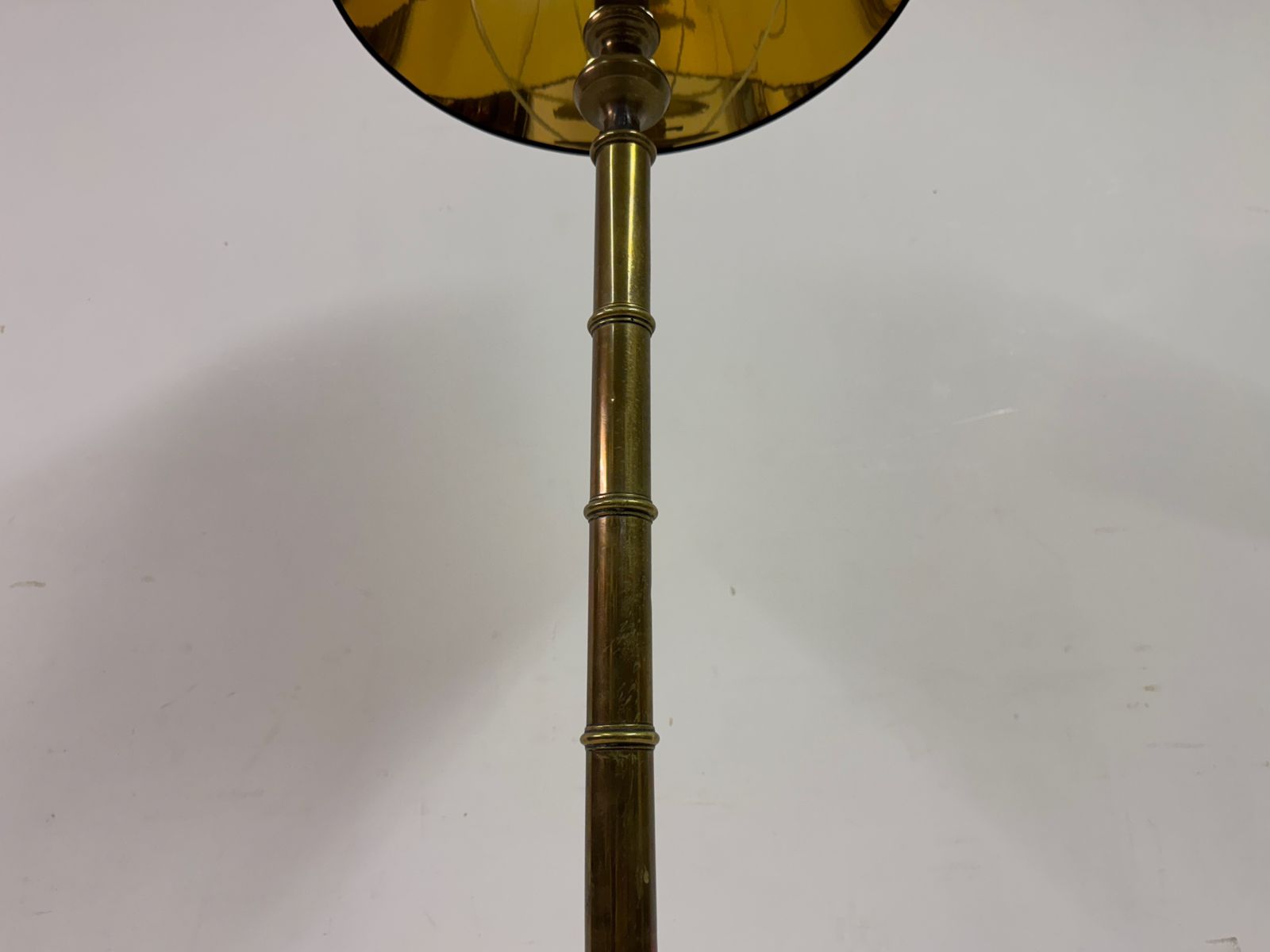 photo furniture Early 20th Century Brass Floor Lamp